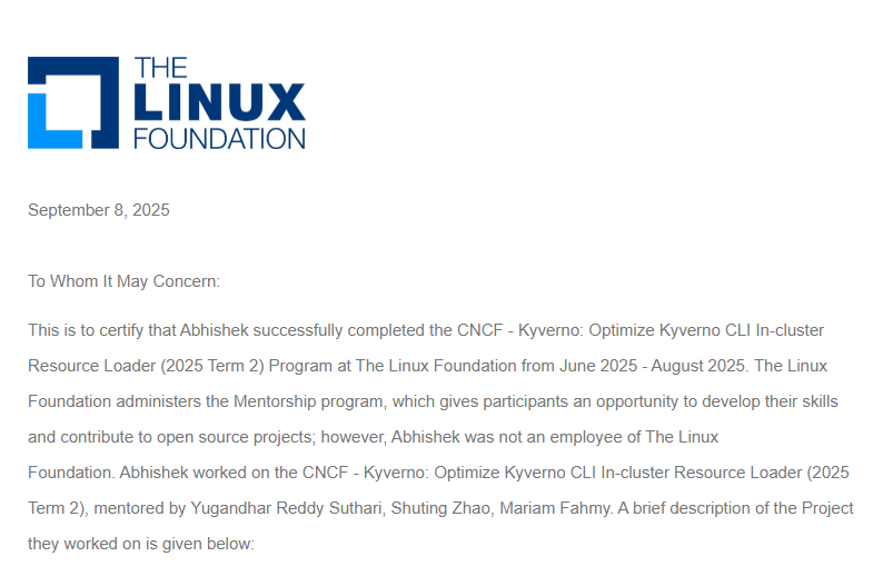 Optimizing Kyverno CLI Performance - My LFX Mentorship Journey